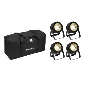 EUROLITE zestaw oświetleniowy 4x LED PARty Spot COB + torba - 1