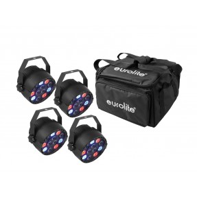 EUROLITE zestaw oświetleniowy 4x LED PARty Spot + torba - 1