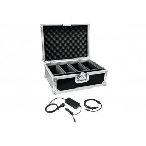 EUROLITE Flightcase dedykowany na 4x AKKU Flat Light 1 + ładowarka - 1