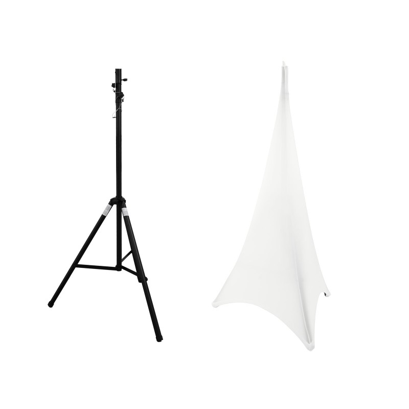 EUROLITE statyw oświetleniowy STV-40S-WOT Steel Stand + Tripod Cover white - 1 EUROLITE statyw oświetleniowy STV-40S-WOT Steel Stand + Tripod Cover white - 1