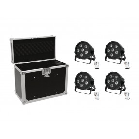 EUROLITE zestaw oświetleniowy 4x LED SLS-603 + skrzynia EC-SL4M rozmiar M - 1