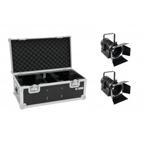 EUROLITE zestaw oświetleniowy 2x LED THA-60PC reflektor sceniczny + skrzynia - 1