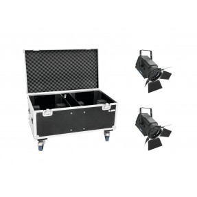 EUROLITE zestaw oświetleniowy 2x LED THA-250F reflektor sceniczny + skrzynia - 1