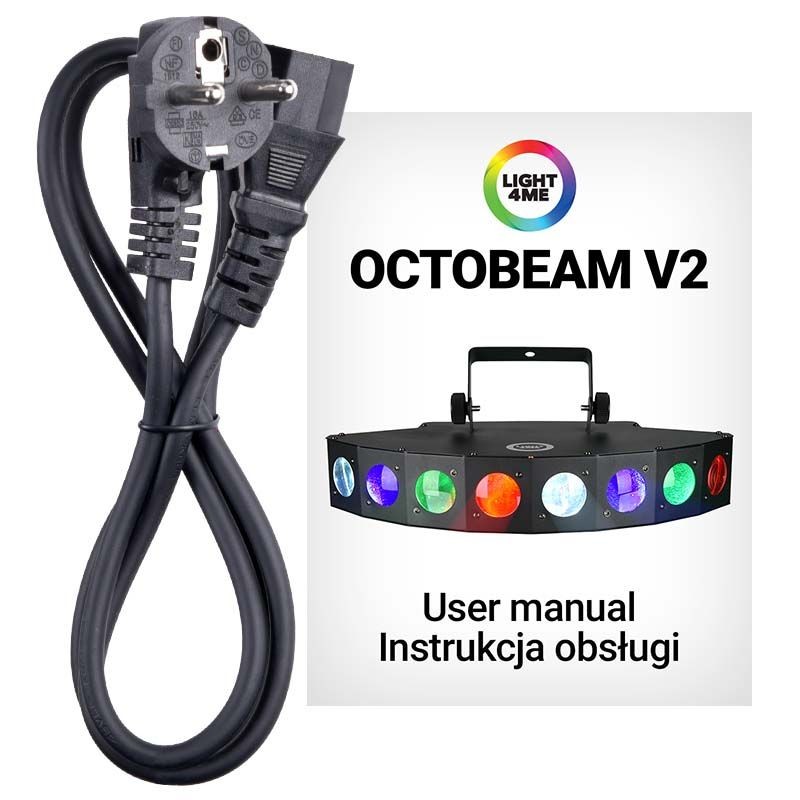 LIGHT4ME OCTOBEAM V2 efekt disco LED reflektor dyskotekowy - 9