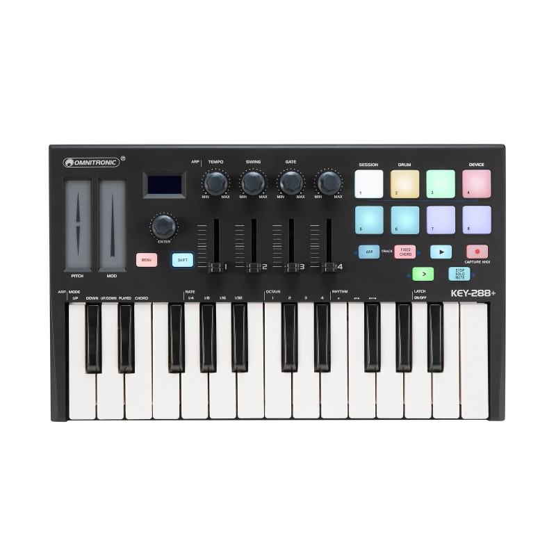OMNITRONIC KEY-288+ kontroler MIDI - 2
