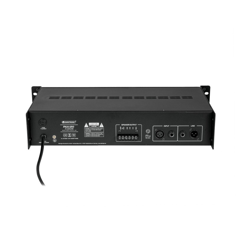 OMNITRONIC PAA-120 wzmacniacz PA - 3 OMNITRONIC PAA-120 wzmacniacz PA - 3