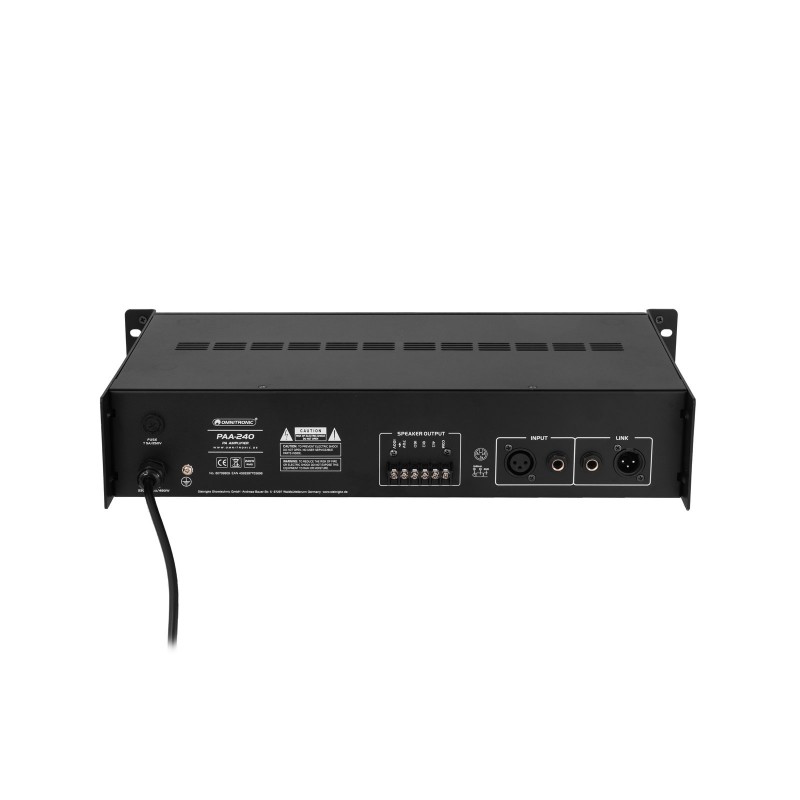 OMNITRONIC PAA-240 wzmacniacz PA - 5 OMNITRONIC PAA-240 wzmacniacz PA - 5