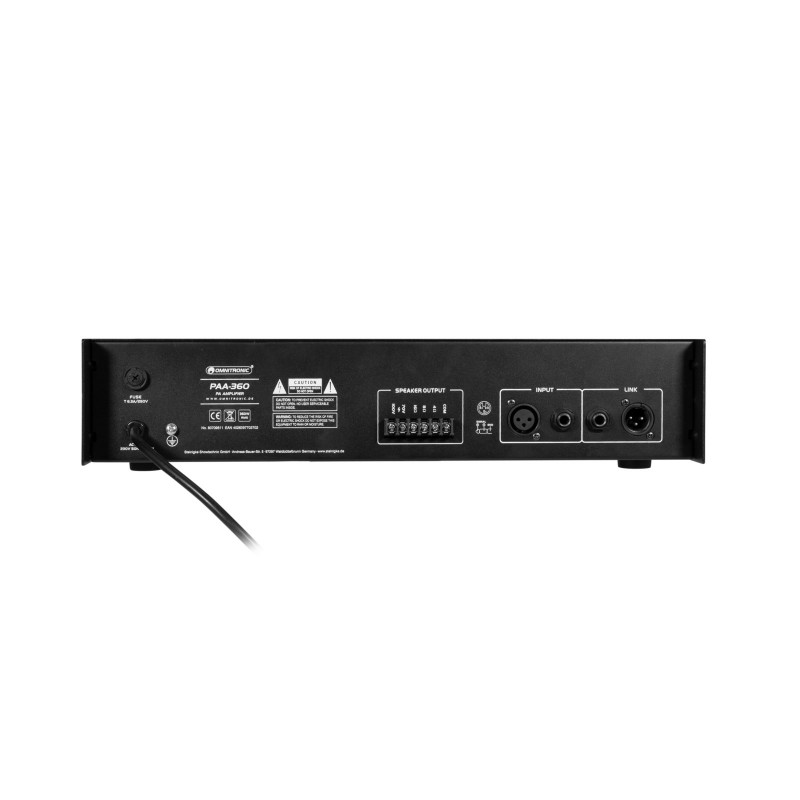 OMNITRONIC PAA-360 wzmacniacz PA - 4 OMNITRONIC PAA-360 wzmacniacz PA - 4