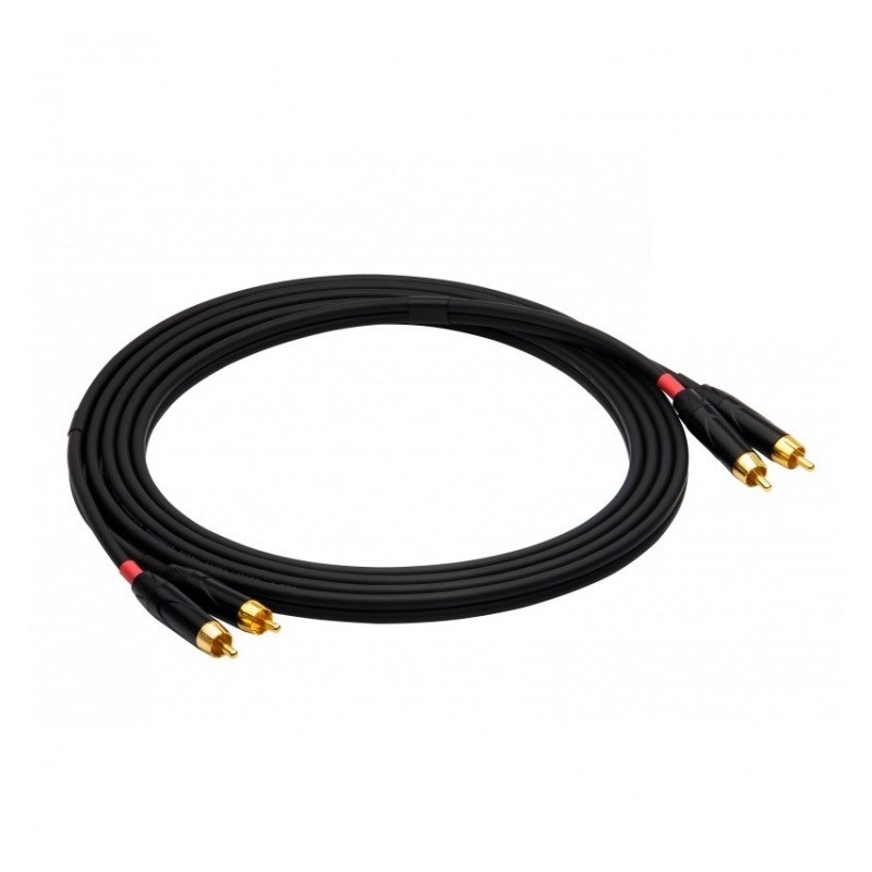 REDS AU15100 BX - kabel audio 2RCAsls2RCA 10m