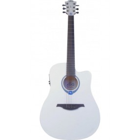 Lag GLH THV PLEXI-WHT Smart Guitar Tramontane Hyvibe Special Edition - Gitara elektroakustyczna - 1