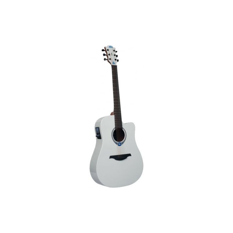 Lag GLH THV PLEXI-WHT Smart Guitar Tramontane Hyvibe Special Edition - Gitara elektroakustyczna - 2