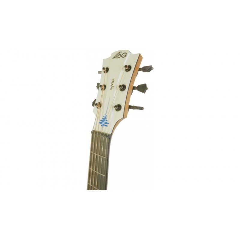 Lag GLH THV PLEXI-WHT Smart Guitar Tramontane Hyvibe Special Edition - Gitara elektroakustyczna - 5