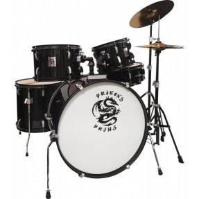Dragon's Drums DD45251T Black - zestaw perkusyjny