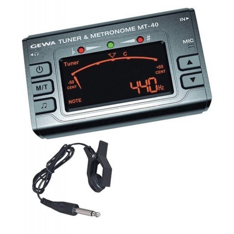 GEWA PS902500 Tuner/metronom MT-40 - 1 GEWA PS902500 Tuner/metronom MT-40 - 1