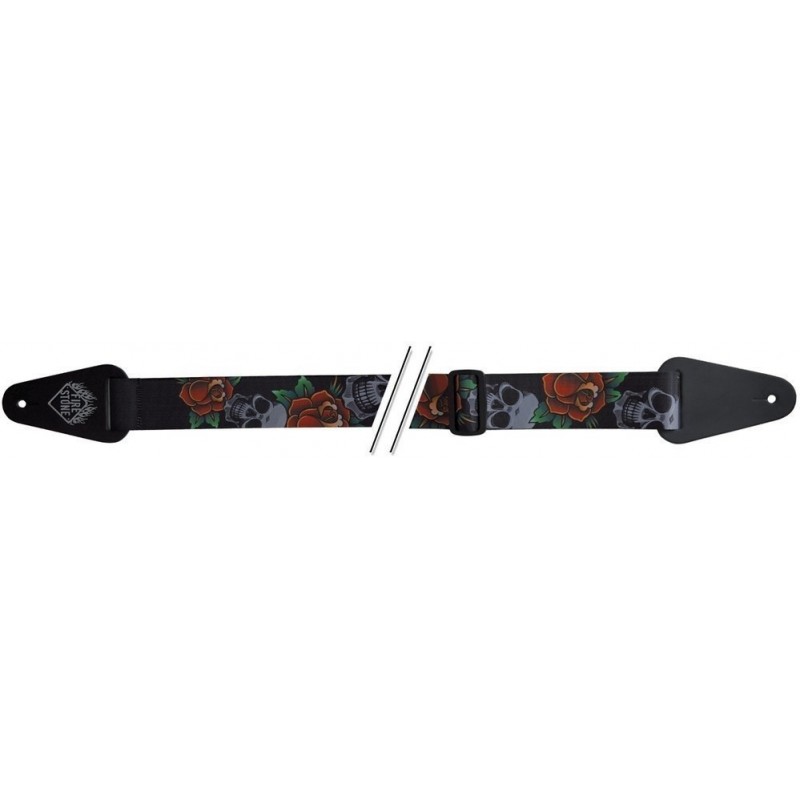 GEWA 531042 Pasek gitarowy F&S Tattoo-Edition - 1 GEWA 531042 Pasek gitarowy F&S Tattoo-Edition - 1