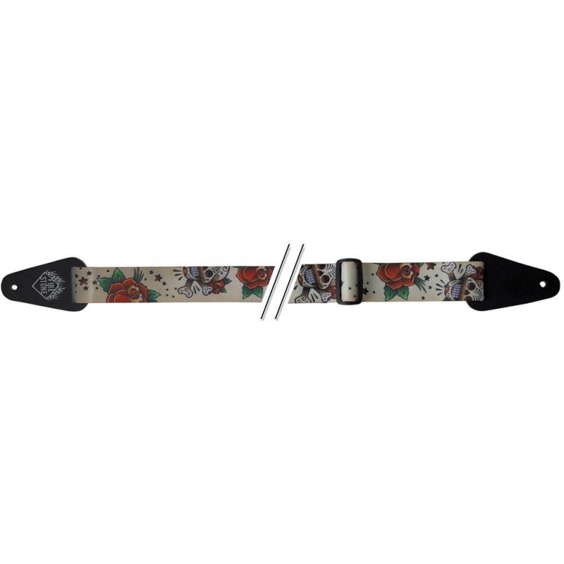 GEWA 531041 Pasek gitarowy F&S Tattoo-Edition - 1 GEWA 531041 Pasek gitarowy F&S Tattoo-Edition - 1