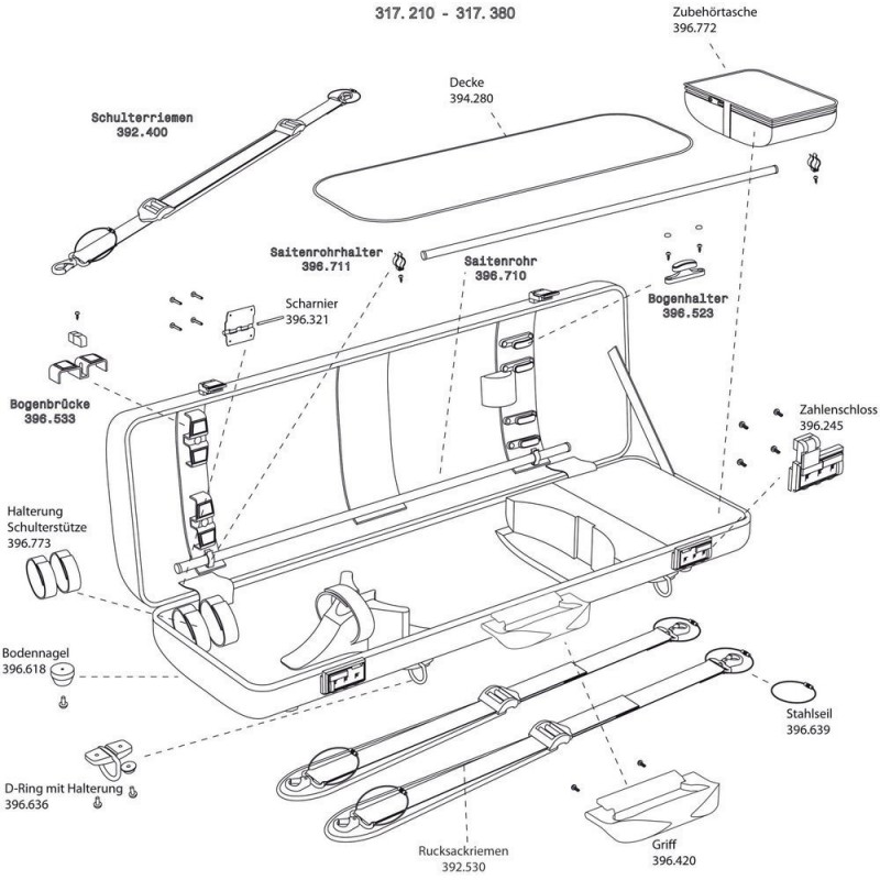 GEWA 396773 Futerał altówkowy Idea 3.4 - 1