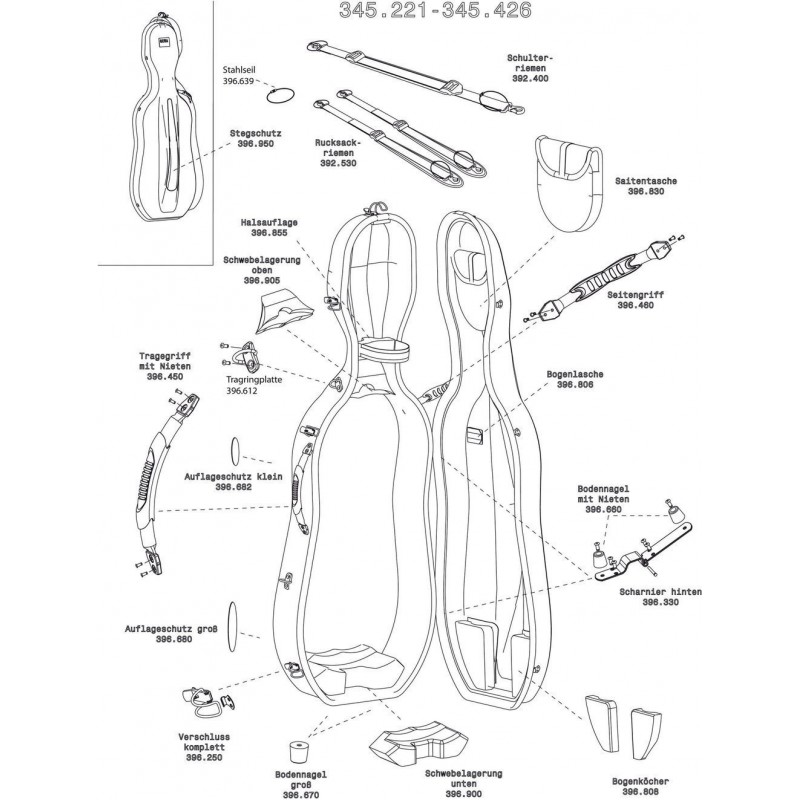 GEWA 396612 Futerał wiolonczelowy Idea Futura - 4