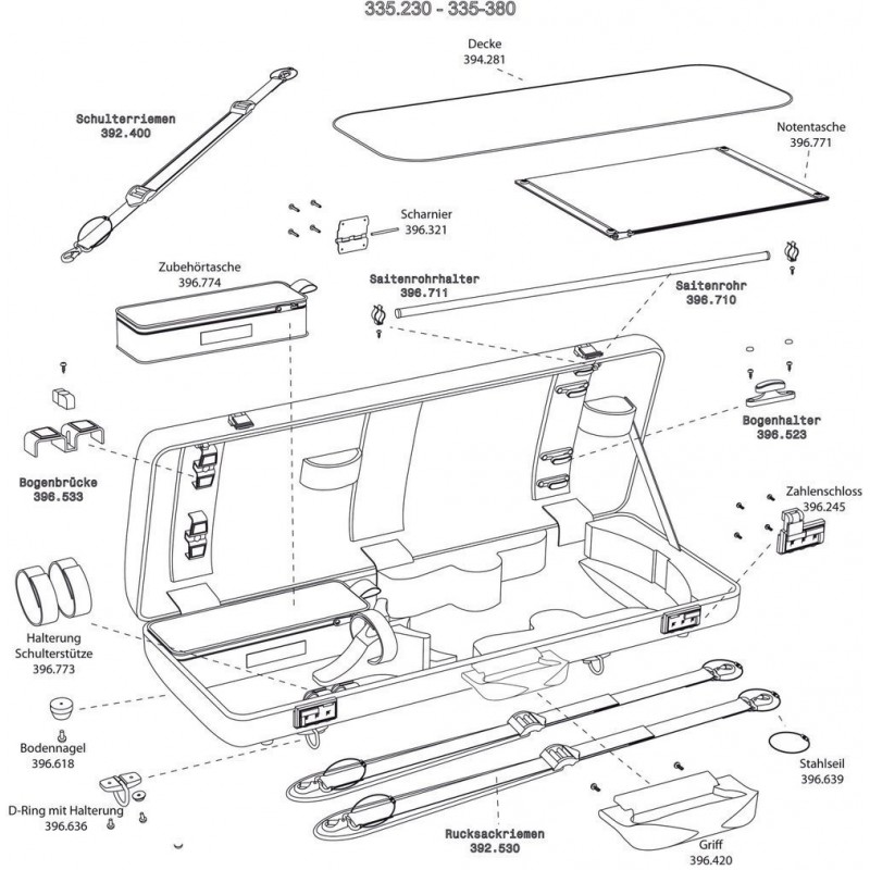 GEWA 396246 Futerał skrzypcowy Air 1.7 - 1