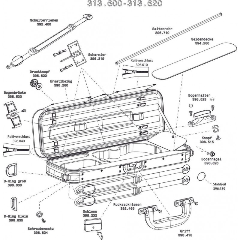 GEWA 396040 Futerał skrzypcowy Liuteria Maestro - 3