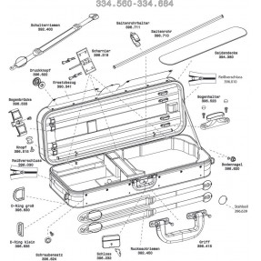 GEWA 394387 Futerał altówkowy Strato Super Light Weight - 1