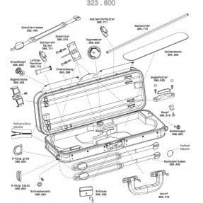 GEWA 390289 Podwójny futerał altówka/ skrzypce Liuteria Maestro - 1