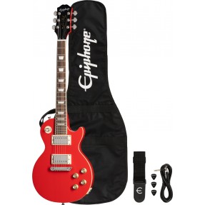 Epiphone Power Players Les Paul Lava Red - Gitara elektryczna zestaw - 1