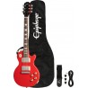 Epiphone Power Players Les Paul Lava Red - Gitara elektryczna zestaw - 1