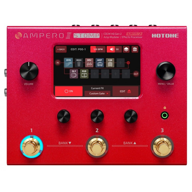 Hotone Ampero II Stomp 10th Anniversary Limited Edition - Procesor gitarowy - 1
