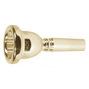Vincent Bach 712800G - Ustnik do puzonu basowego i tenorowego 1G złoty Standard Seria 341 - 1