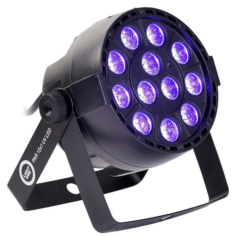 LIGHT4ME PAR 12x1 UV LED reflektor ultrafioletowy mały - 1