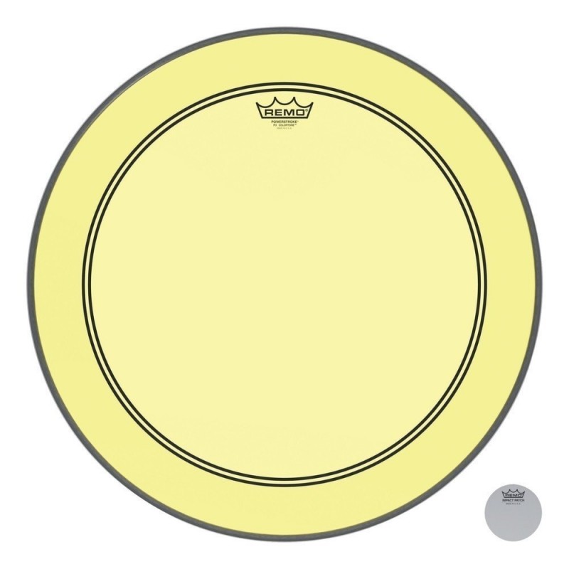 Remo 8128543 - Naciąg Colortone Powerstroke 3 24" P3-1324-CT-YE - 1 Remo 8128543 - Naciąg Colortone Powerstroke 3 24" P3-1324-CT-YE - 1