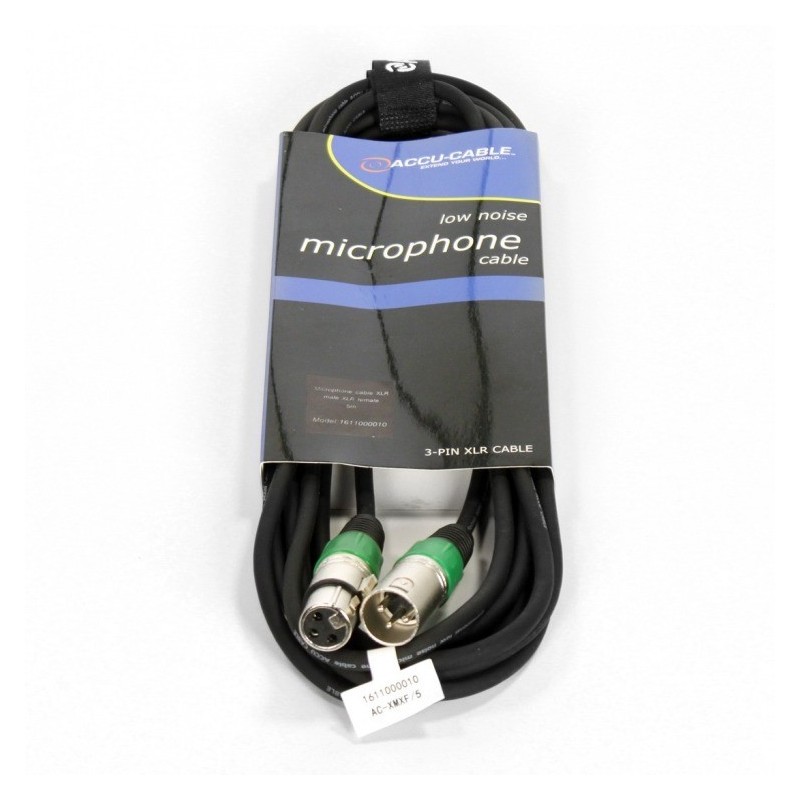 Accu Cable AC-XMXFsls5 - Kabel Mikrofonowy XLR 5m