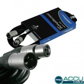 Accu Cable AC-PRO-XMXFsls3 - Kabel XLR 3m