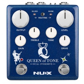 NUX NDO-6 Queen of Tone - efekt gitarowy, podwójny Overdrive - 1