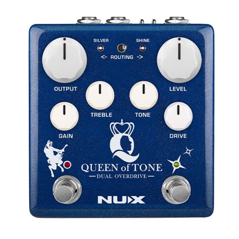 NUX NDO-6 Queen of Tone - efekt gitarowy, podwójny Overdrive - 1