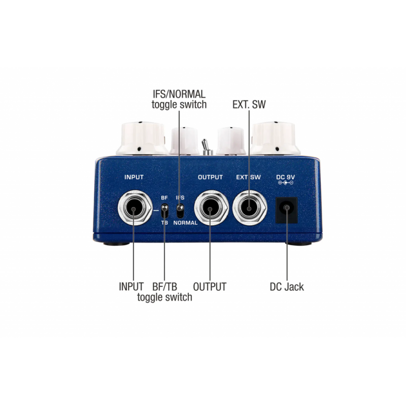 NUX NDO-6 Queen of Tone - efekt gitarowy, podwójny Overdrive - 4