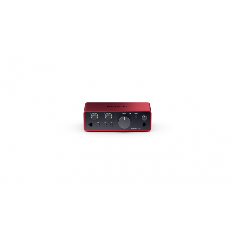 Focusrite Scarlett Solo 4th Gen - Interfejs audio USB - 4