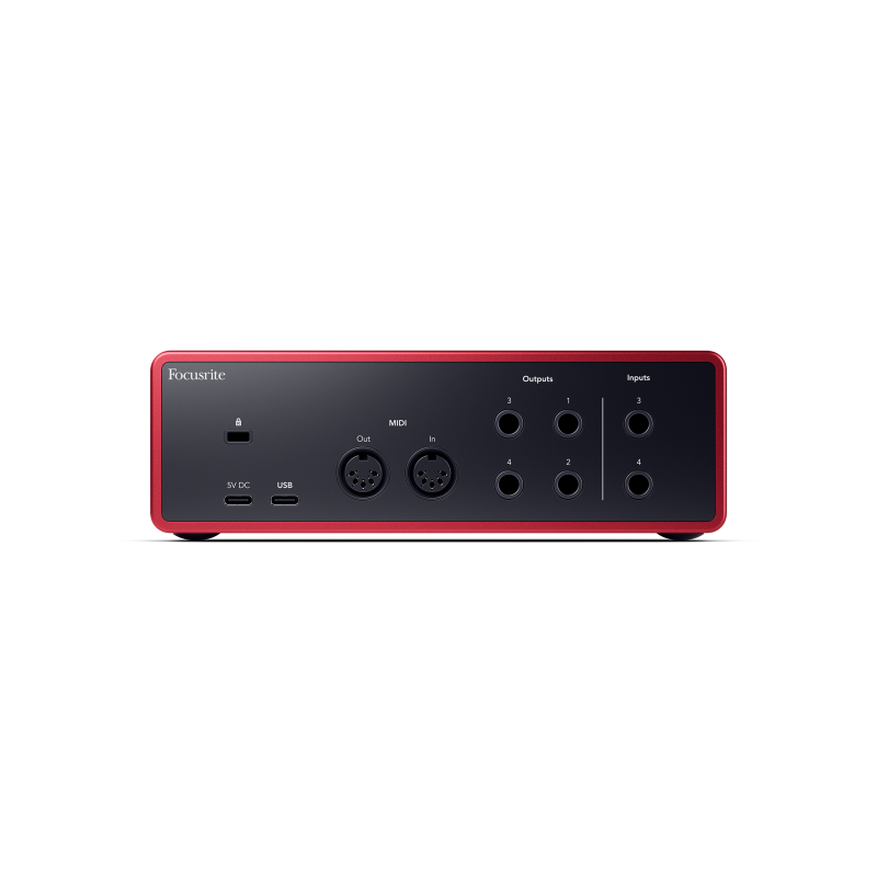 Focusrite Scarlett 4i4 4th Gen - Interfejs audio USB - 4