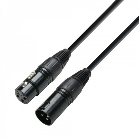 Adam Hall K3DMF0150 - Kabel DMX XLR M – XLR F, 1,5 m