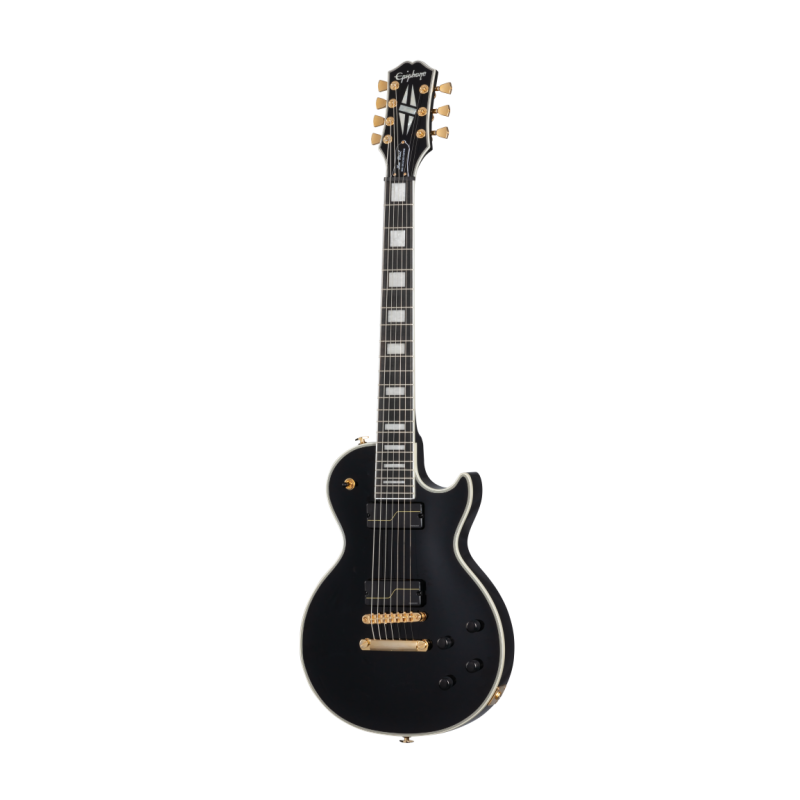 Epiphone Matt Heafy Origins Les Paul Custom 7-String Ebony - Gitara elektryczna - 1