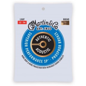 Martin MA540 Authentic Light 92/8 - struny do akustyka 12-54 - 1