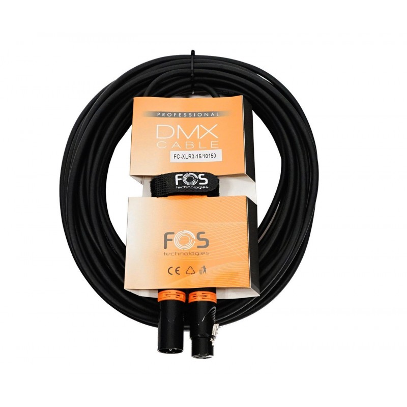 FOS FC-XLR3-15 - kabel DMX 15m - 1 FOS FC-XLR3-15 - kabel DMX 15m - 1