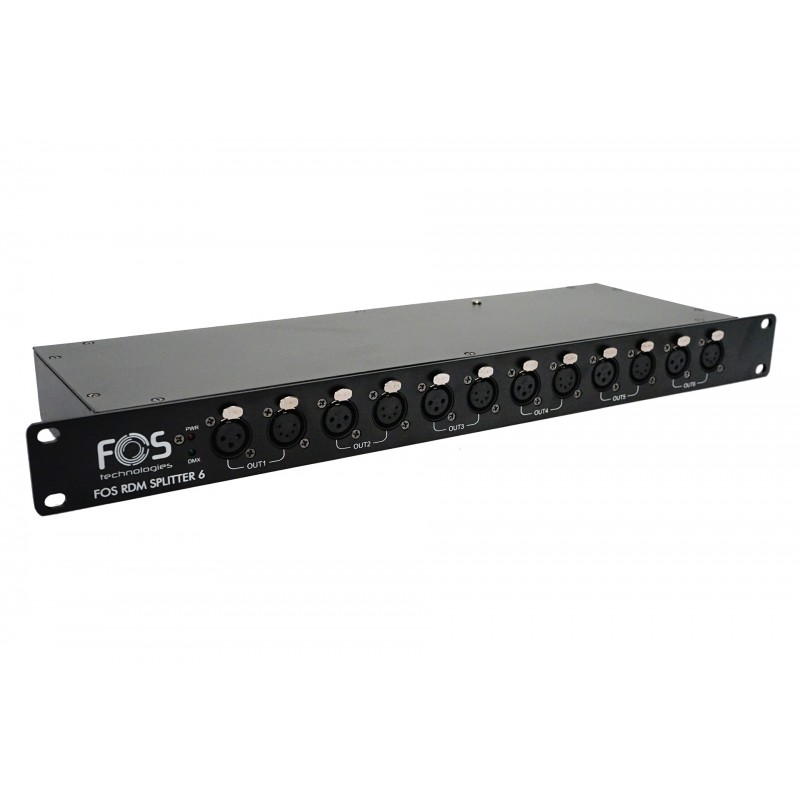 FOS RDM Splitter 6 - rozdzielacz DMX - 1