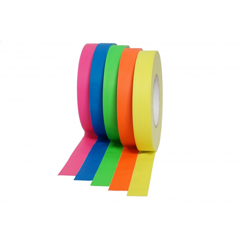 FOS taśma tekstylna fluorescencyjna 25mm x 50m neon żółty - 2 FOS taśma tekstylna fluorescencyjna 25mm x 50m neon żółty - 2