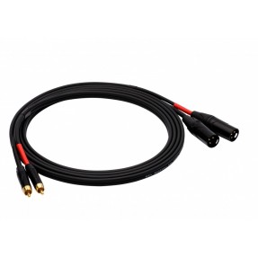 Reds AU5430 BX - kabel 2 x RCA - 2 x XLR M 3m