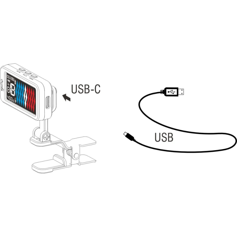 Cherub WST-905Li - tuner, stroik - 3