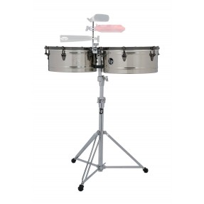 Latin Percussion LP1415-EC - Timbalesy E-Class Stainless Steel - 1