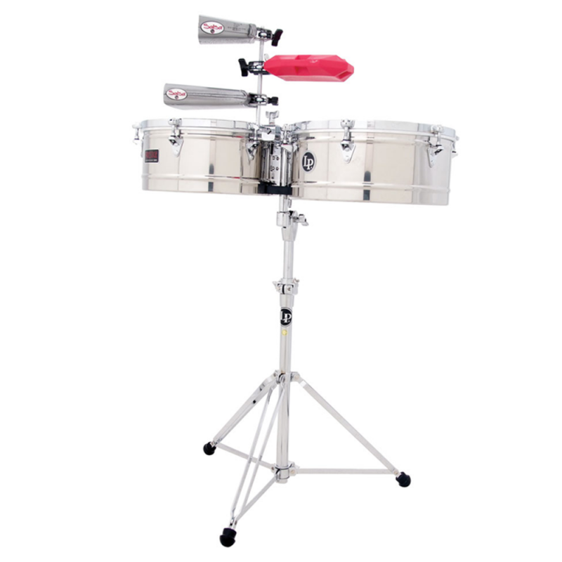 Latin Percussion LP1314-S - Timbalesy Prestige Stainless Steel - 1