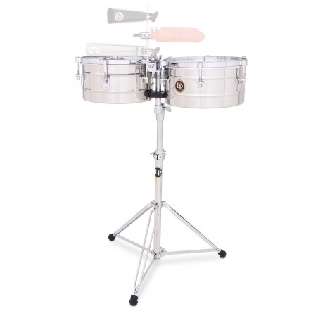 Latin Percussion LP255-S - Timbalesy Tito Puente Stainless Steel - 1